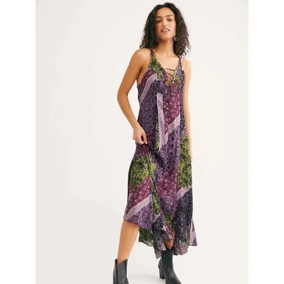 chinese dress ladies Green Women's Maxi Floral Print Dress